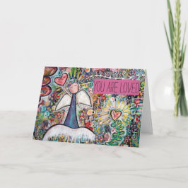 Sie sind eine geliebte Angel Card Karte