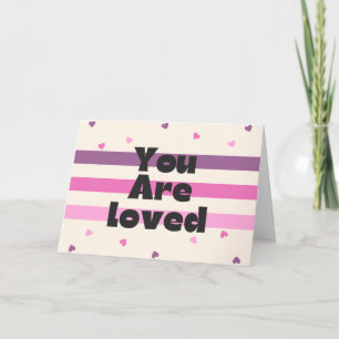 Sie sind eine geliebte platonische Valentinkarte Karte