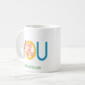 Sie SIND eine Künstler-Tasse Kaffeetasse (Vorderseite Links)