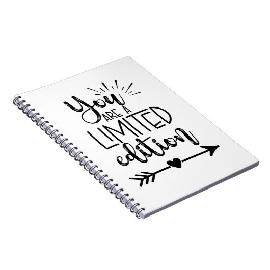 Sie sind eine limitierte Auflage Meilenstein Gebur Notizblock (Rechte Seite)