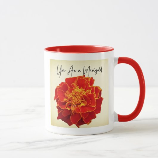 Sie sind eine Marigold Coffee Tasse - Danke, Gesch (Rechts)
