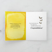 Sie sind eine New Creation Baptism Glückwunschs Ca Karte (Innenseite)