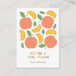 Sie sind eine Peach Class Valentine Card Begleitkarte