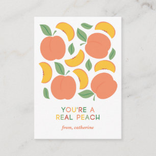 Sie sind eine Peach Class Valentine Card Begleitkarte