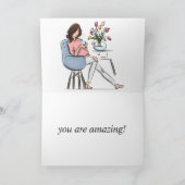 SIE SIND EINE PHANTASTISCHE ERMUTIGUNGSKARTE DANKESKARTE (Innenseite)