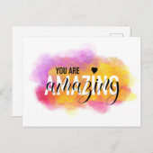 Sie sind eine Phantastische Postkarte (Vorne/Hinten)