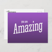 Sie sind eine Phantastische Postkarte (Vorne/Hinten)