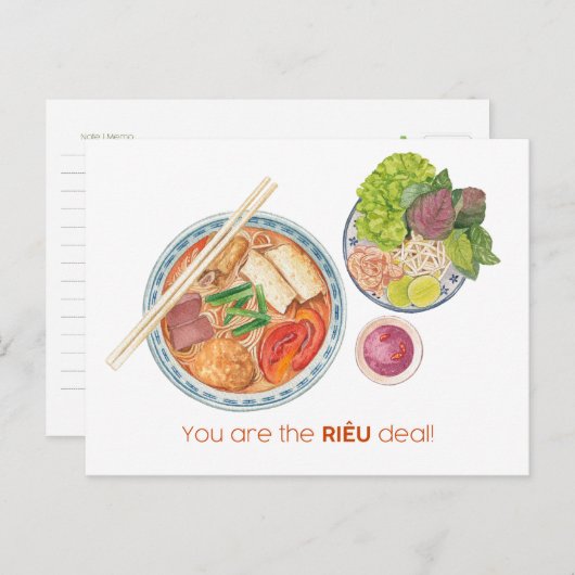 Sie sind eine Rieu-Deal-Card Postkarte (Vorne/Hinten)