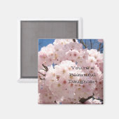 Sie sind eine schöne Tochter! Magnet Blüten (Vorderseite/Rückseite)