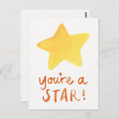 Sie sind eine Star-Postkarte Postkarte (Vorne/Hinten)