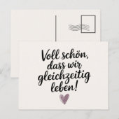 Sie sind eine wertvolle Karte (Vorne/Hinten)