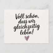 Sie sind eine wertvolle Karte (Vorderseite)