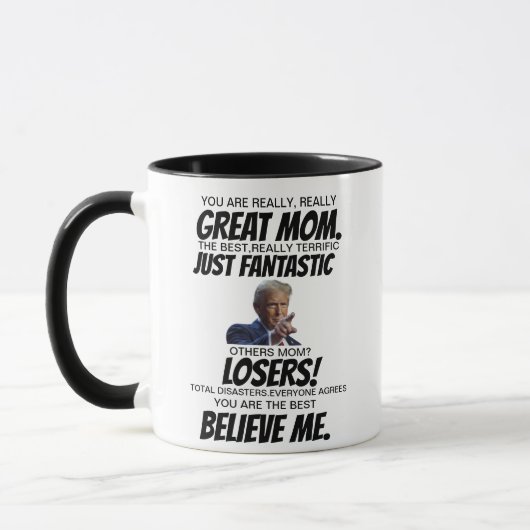 Sie sind eine wirklich großartige Mama, das Beste  Tasse (Links)