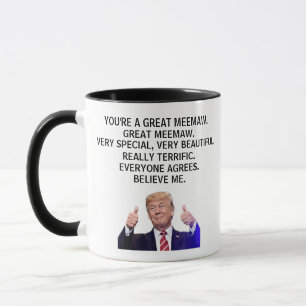 Sie sind eine wirklich großartige Meemaw, Funny Tr Tasse