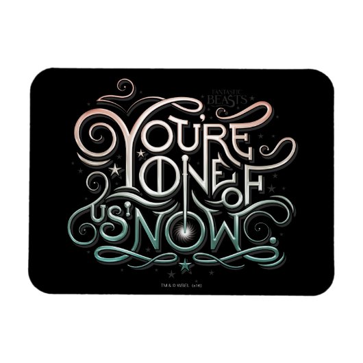 Sie sind einer von uns jetzt farbenfrohe Grafik Magnet (Horizontal)