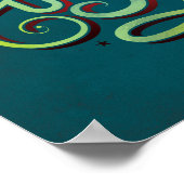 Sie sind einer von uns jetzt grüne Grafik Poster (Ecke)