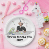 Sie sind einfach das Beste. Personalisierter Text Pappteller (Party)