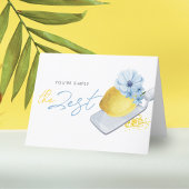 Sie sind einfach das Zest-Wasserfarbenklappen Dankeskarte