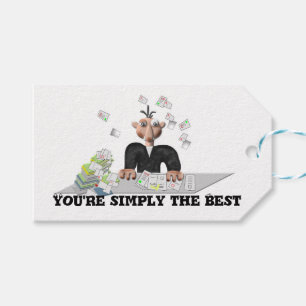Sie sind einfach der beste .Personalisierte Text Geschenkanhänger