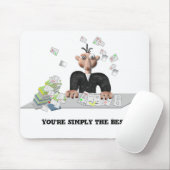 Sie sind einfach der beste .Personalisierte Text Mousepad (Mit Mouse)