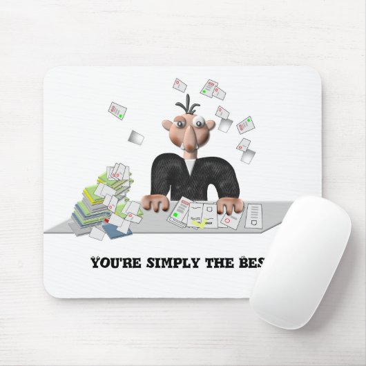 Sie sind einfach der beste .Personalisierte Text Mousepad (Mit Mouse)