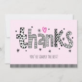 Sie sind einfach die beste Dankeschön-Karte Dankeskarte (Vorderseite)