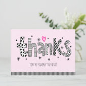 Sie sind einfach die beste Dankeschön-Karte Dankeskarte (Stehend Vorderseite)