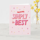 Sie sind einfach die beste Karte (Gelbe Blume)