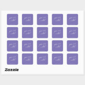 Sie sind eingeladen Abschluss Aufkleber in Violet (Blatt)