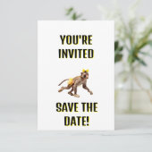 SIE SIND EINGELADEN! Datum freihalten! Save The Date (Stehend Vorderseite)