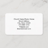 Sie sind eingeladen, die Bibel-Studie der Frauen R Visitenkarte (Rückseite)