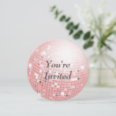 Sie sind eingeladen - Diskothek Einladung (Stehend Vorderseite)