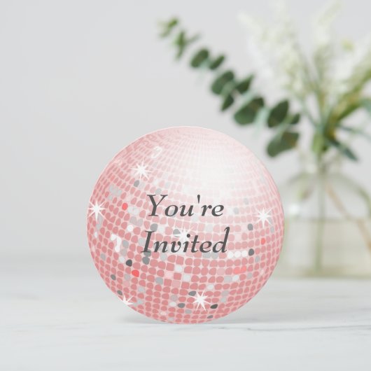 Sie sind eingeladen - Diskothek Einladung (Stehend Vorderseite)