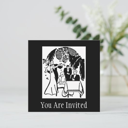 Sie sind eingeladen einladung (Stehend Vorderseite)