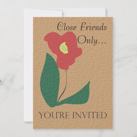 Sie sind eingeladen einladung (Vorderseite)