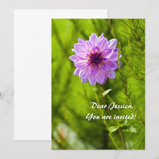 Sie sind eingeladen! Einladung (Vorne/Hinten)