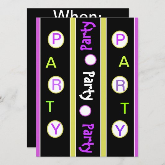 Sie sind eingeladen einladung (Vorne/Hinten)