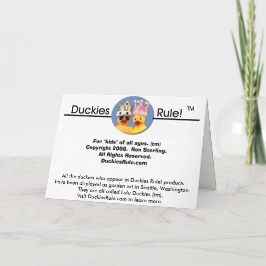 Sie sind eingeladen! einladung (Rückseite)