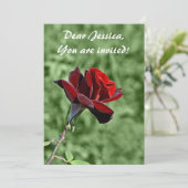 Sie sind eingeladen! Einladung (Stehend Vorderseite)