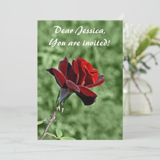 Sie sind eingeladen! Einladung (Stehend Vorderseite)