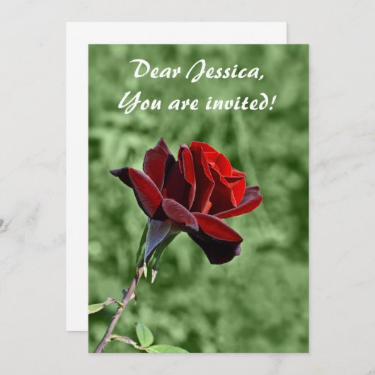 Sie sind eingeladen! Einladung (Vorne/Hinten)