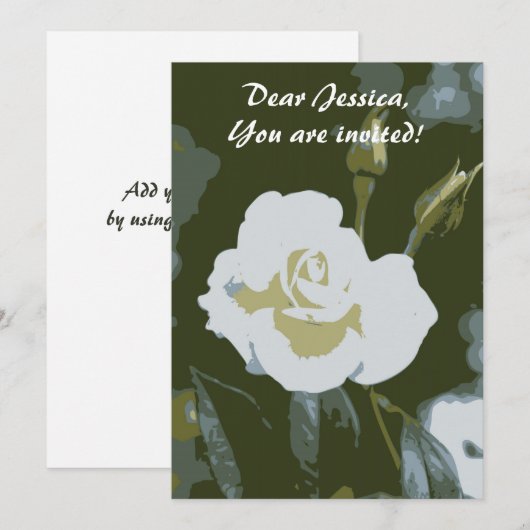 Sie sind eingeladen! Einladung (Vorne/Hinten)