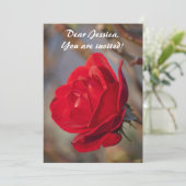 Sie sind eingeladen! Einladung (Stehend Vorderseite)