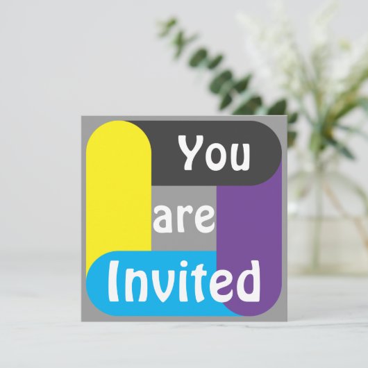 Sie sind eingeladen einladung (Stehend Vorderseite)