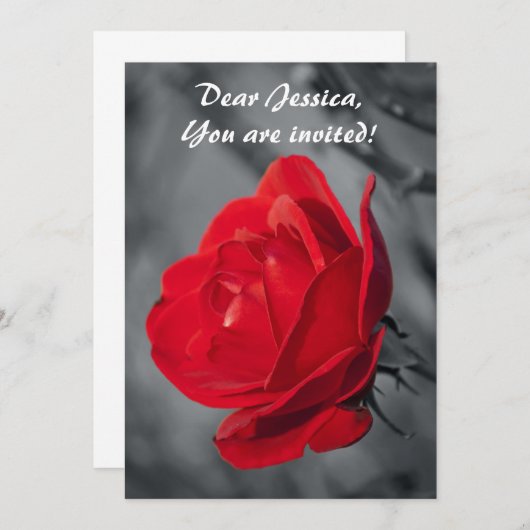 Sie sind eingeladen! Einladung (Vorne/Hinten)