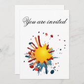 SIE SIND EINGELADEN EINLADUNG (Vorne/Hinten)