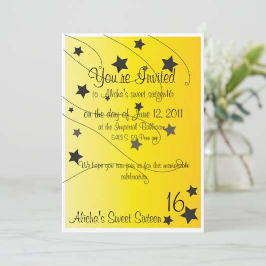 Sie sind eingeladen einladung (Stehend Vorderseite)