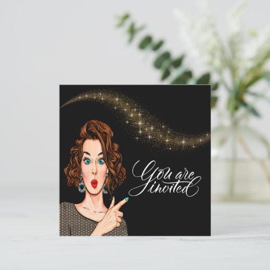 Sie sind eingeladen einladung (Stehend Vorderseite)