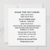 Sie sind eingeladen einladung (Rückseite)