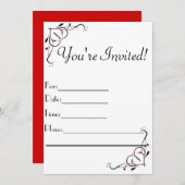 Sie sind eingeladen Einladungen (Vorne/Hinten)